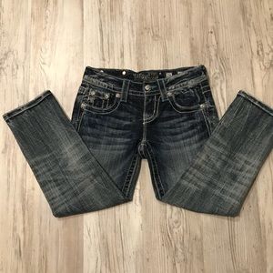 Miss Me Signature Cuffed Capri